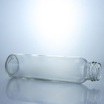 250 ml 320 ml 500 ml 750 ml 1 L de Jugo de Leche y Agua de Vidrio Claros Botella con tapa de tornillo con logotipo personalizado