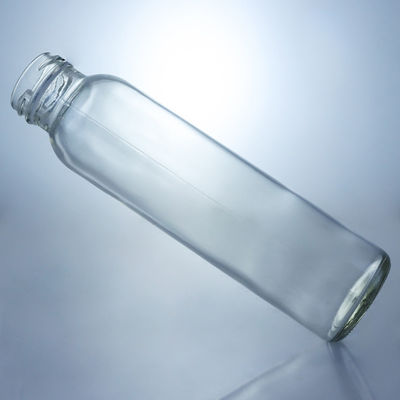 250 ml 320 ml 500 ml 750 ml 1 L de Jugo de Leche y Agua de Vidrio Claros Botella con tapa de tornillo con logotipo personalizado