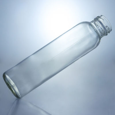 250 ml 320 ml 500 ml 750 ml 1 L de Jugo de Leche y Agua de Vidrio Claros Botella con tapa de tornillo con logotipo personalizado