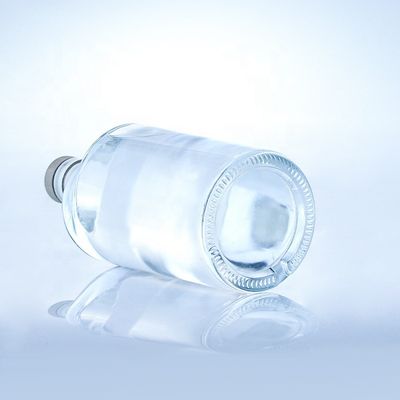 Material de collar Vidrio 750 ml Botellas de vidrio de forma torcida para transparencia o personalizado