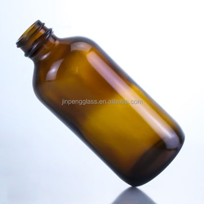 Botella de cerveza de vidrio vacía de 350 ml con pantalla de seda con tapa de corona y estampado en caliente Diseño único