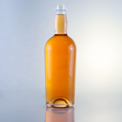 Collar de vidrio 750 ml 700 ml Botella redonda para la venta de bebidas