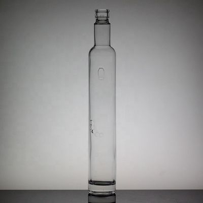Impresión en pantalla Distintivo Alto Botella delgada de vidrio largo Botella de vodka 500ml 750ml