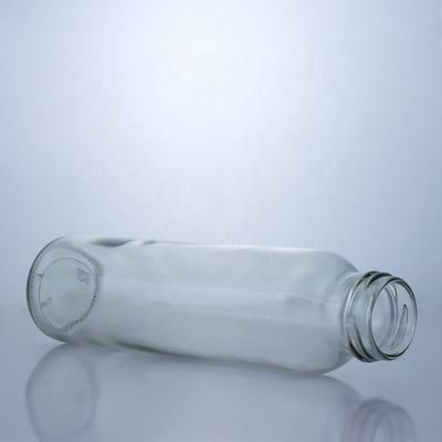 Bebidas industriales Botella de agua de vidrio de piedra con tapa de tornillo 350 ml 500 ml 750 ml