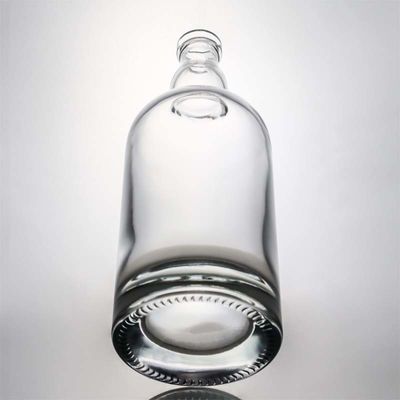 500 ml 700 ml 1000 ml Botella de vidrio de sílex redonda con corcho para otras bebidas