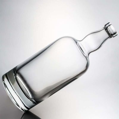 500 ml 700 ml 1000 ml Botella de vidrio de sílex redonda con corcho para otras bebidas