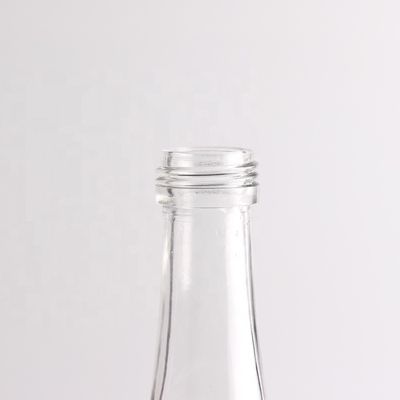 Color de la botella Vidrio Super Flint de 750 ml de vidrio de jugo con tapa de aluminio