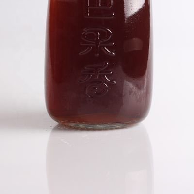 Color de la botella Vidrio Super Flint de 750 ml de vidrio de jugo con tapa de aluminio