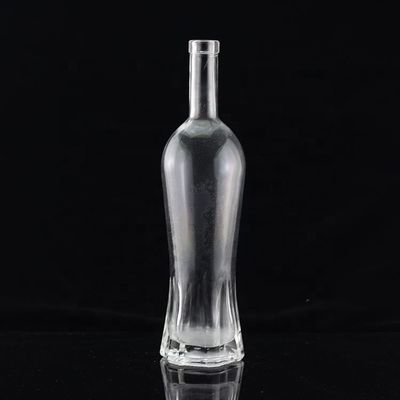 Botella de vidrio con tapa de tornillo de diseño especial para tequila de lujo en la industria