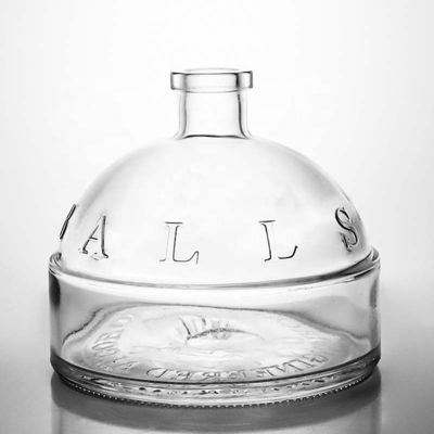 Cuello de vidrio 500ml 700ml 750ml 780ml Gin Rum Whiskey Tequila Botella de alcohol para corcho