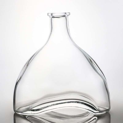 Cuello de vidrio 500ml 700ml 750ml 780ml Gin Rum Whiskey Tequila Botella de alcohol para corcho