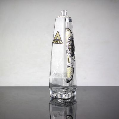 Botella para calmar la sed con serigrafía y material de vidrio de 750 ml