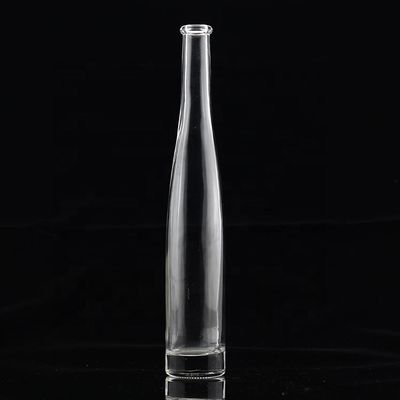 Botella de vidrio delgada de forma delgada de 200 ml, 300 ml y 375 ml para la fabricación de vodka