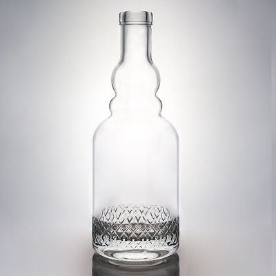 500 ml 700 ml 750 ml 1000 ml de cuello largo vidrio vacío botella de vino blanco con alta durabilidad