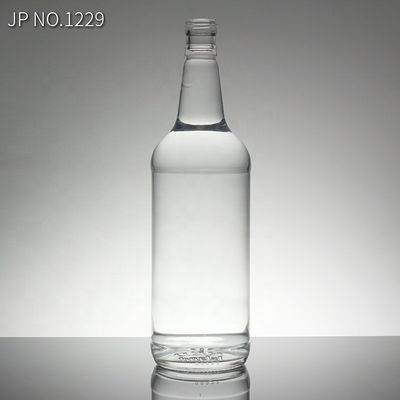 Botella de vidrio de agua mineral de 750 ml con tapa de tornillo tipo de sellado para agua bendita