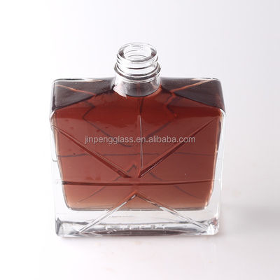 Flint Glass botella de spray matte cuadrada única de 30 ml botella de perfume congelado de lujo de 50 ml