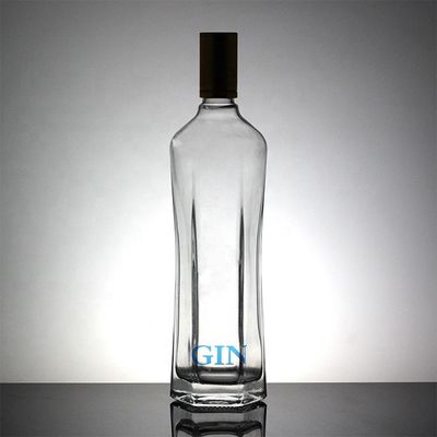 Whisky Vodka Material de vidrio 700 ml Botella de 1000 ml con tapa metálica y de primera calidad