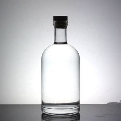 Whisky Vodka Material de vidrio 700 ml Botella de 1000 ml con tapa metálica y de primera calidad