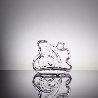 Botella de vidrio de perfume de lujo Logotipo aceptable con botella vacía de forma personalizada