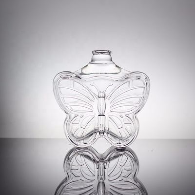 Botella de vidrio de perfume de lujo Logotipo aceptable con botella vacía de forma personalizada
