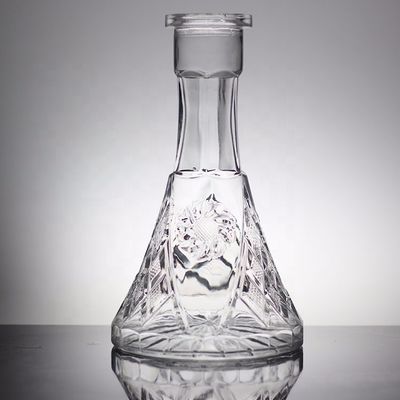 Botella de vidrio de perfume de lujo Logotipo aceptable con botella vacía de forma personalizada