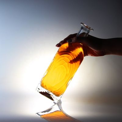 Botellas de vidrio transparente en miniatura con corcho botellas de vidrio de 75 cl