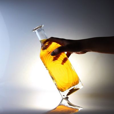 Botellas de vidrio transparente en miniatura con corcho botellas de vidrio de 75 cl