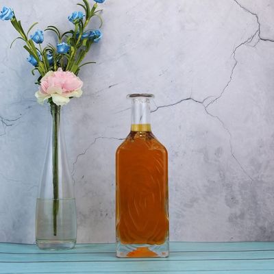 Botellas de vidrio transparente en miniatura con corcho botellas de vidrio de 75 cl