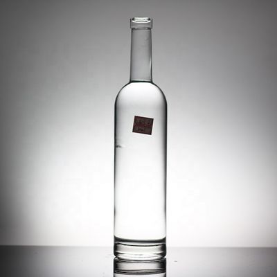 Material del cuello Vidrio 700 ml 750 ml Botella de vino de moda para licor