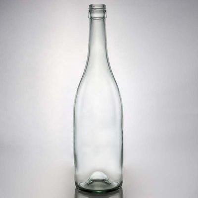 Botella de cristal blanco caliente para vino Gin Whiskey Tequila 500ml 700ml 750ml 1000ml