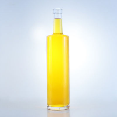 Tipo de sellado de logotipo personalizado Botella de vidrio de corcho para whisky vodka tequila gin ron hecho