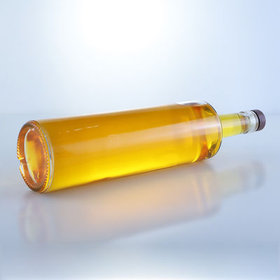 Tipo de sellado de logotipo personalizado Botella de vidrio de corcho para whisky vodka tequila gin ron hecho