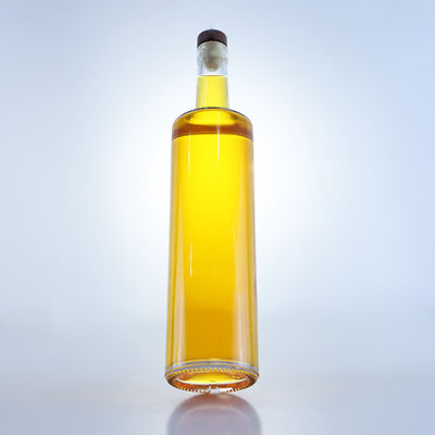 Tipo de sellado de logotipo personalizado Botella de vidrio de corcho para whisky vodka tequila gin ron hecho