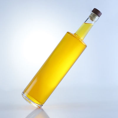Tipo de sellado de logotipo personalizado Botella de vidrio de corcho para whisky vodka tequila gin ron hecho