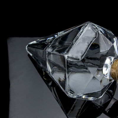 Popular Design Super Flint 700ml Botella de vidrio de vodka con corcho y vidrio transparente