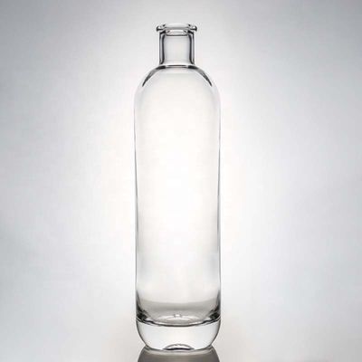 Botella única de vidrio de tipo tapa de corcho Super Flint Spirit para whisky vodka tequila gin ron hecho