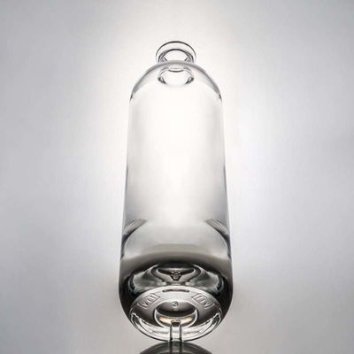 Botella única de vidrio de tipo tapa de corcho Super Flint Spirit para whisky vodka tequila gin ron hecho