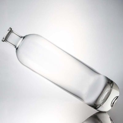Botella única de vidrio de tipo tapa de corcho Super Flint Spirit para whisky vodka tequila gin ron hecho
