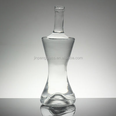 Diseño personalizado Cuerpo femenino Forma especial Botella de licor 1000ml 750ml con superficie decal