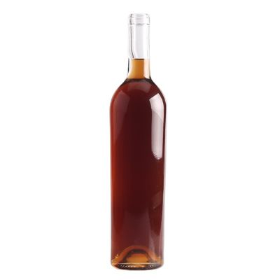 Material del cuerpo de vidrio Botella de vidrio de vino para diseño de embalaje de licor único personalizado