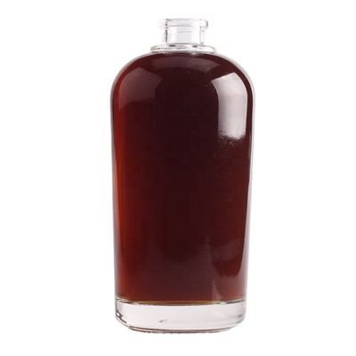Material del cuerpo de vidrio Botella de vidrio de vino para diseño de embalaje de licor único personalizado