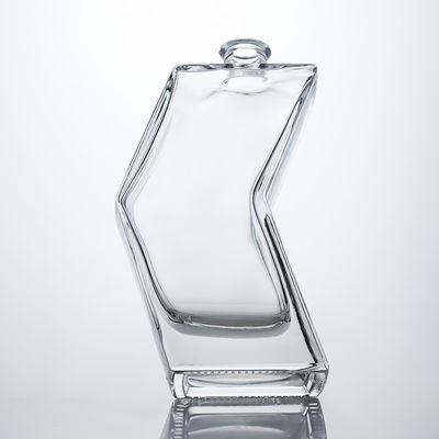 Logotipo personalizado Vidrio Botella de licor Material de vidrio Tapón de corcho Whisky Gin Ron Vodka