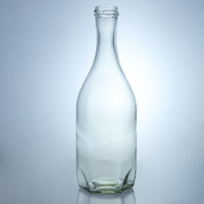 Brandy Whiskey Gin Rum Botella de vidrio con tapa de tornillo de cerradura de bebidas industriales tipo corcho