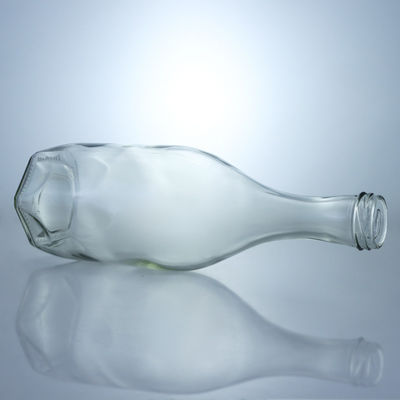 Brandy Whiskey Gin Rum Botella de vidrio con tapa de tornillo de cerradura de bebidas industriales tipo corcho