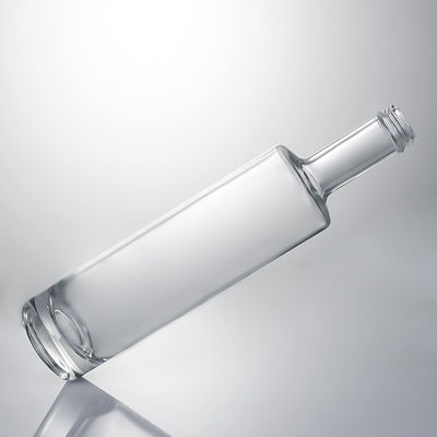 Botella de licor de vidrio para whisky, ginebra, ron, vodka, material industrial y base Vidrio