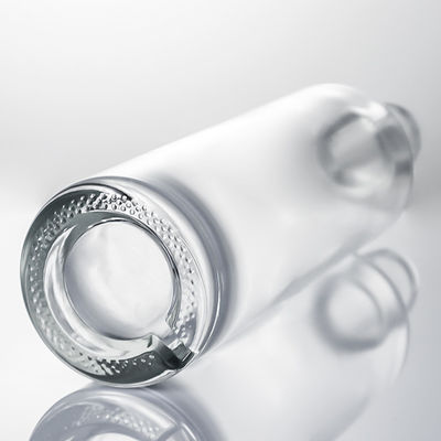 Botella de licor de vidrio para whisky, ginebra, ron, vodka, material industrial y base Vidrio