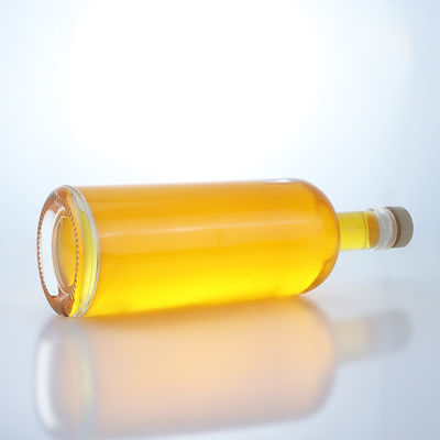 Material de base de vidrio Tipo de tapa de tornillo de sellado Botella de alcohol para whisky Vodka Tequila Gin Rum