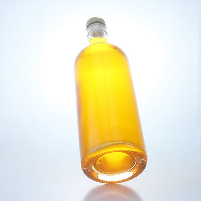 Material de base de vidrio Tipo de tapa de tornillo de sellado Botella de alcohol para whisky Vodka Tequila Gin Rum