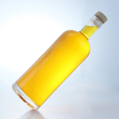 Material de base de vidrio Tipo de tapa de tornillo de sellado Botella de alcohol para whisky Vodka Tequila Gin Rum