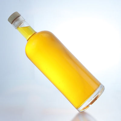 Material de base de vidrio Tipo de tapa de tornillo de sellado Botella de alcohol para whisky Vodka Tequila Gin Rum